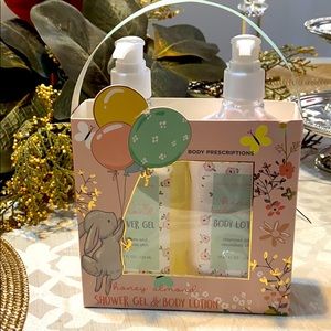 A 2-pack shower gel and body lotion